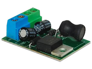 Regulador de Voltaje Axceze AX-RELAY8, Rango de Entrada 12-28VDC, Salida 12VDC hasta 1A.
