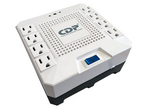 Regulador De Voltaje, CDP, Modelo AVR-PRO 1808, 1800 V, 1000 W, 8 Conectores.