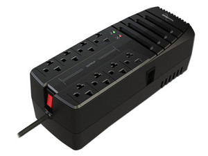 Regulador DataShield RAD-2000 2000VA/1000W con 8 contactos.