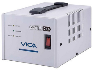Regulador VICA PROTECT 2K Automático de 2000VA/1200W con 4 contactos.