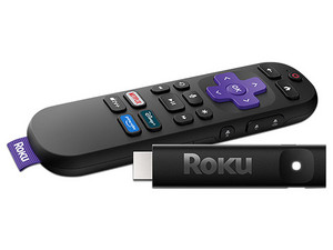 Reproductor de Streaming Multimedia Roku Stick+, HDMI, 4K UHD. Color Negro.