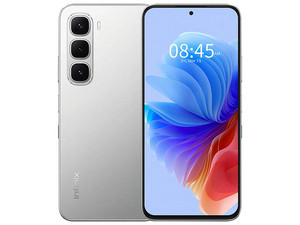 Smartphone Infinix HOT 60i: 
Procesador Octa-Core (hasta 2.0 GHz), 
Memoria RAM de 8GB, Almacenamiento de 256GB, 
Pantalla de 6.7" LED Multi-Touch, 
Cámara Principal de 50MP, 
Bluetooth, Wi-Fi, 
Android 15, Color Plateado.