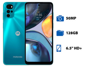 MOTO G22-4+128GB AZUL