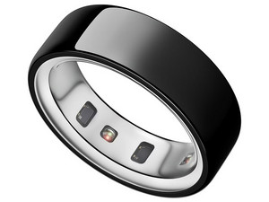 Smart Ring Oura Ring 4, Sensor de Frecuencia Cardiaca, Talla 12, Color Negro.
