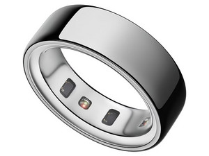 Smart Ring Oura Ring 4, Sensor de Frecuencia Cardiaca, Talla 6, Color Plateado.
