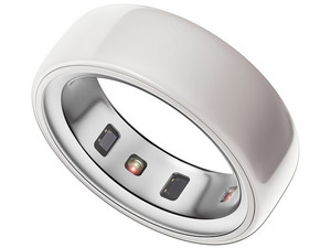 Smart Ring Oura Ring 4 Ceramic, 
Medidor de Oxígeno en Sangre, 
Compatible con Android e iOS, 
Talla 6. 
Color Blanco.