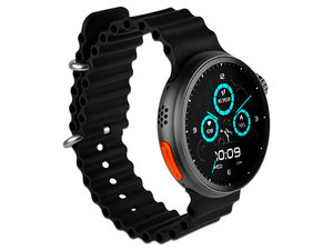 Smartwatch Perfect Choice Amber AMOLED de 1.43", Compatible con iOS y Android, Color Negro.