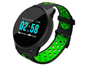 Smartwatch Redlemon Sport Elite compatible con iOS y Android, incluye 3  correas intercambiables. Color Negro.