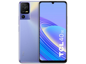 Smartphone TCL 40 SE: 
Procesador MediaTek Helio G37 (hasta 2.3 GHz), 
Memoria RAM de 6GB, Almacenamiento de 256GB, 
Pantalla LED Multi-Touch de 6.75" FHD, 
Bluetooth, Wi-Fi, 
Cámara Principal de 50MP, 
Android 13, Color Morado.