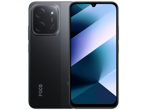 Smartphone Xiaomi POCO C85:
Procesador MediaTek Helio G81 Ultra, 
Memoria RAM de 6GB, Almacenamiento de 128GB, 
Pantalla de 6.9" FHD, 
Wi-Fi 5G, Bluetooth, 
Cámara Principal de 50MP, 
Android 15, Color Negro.