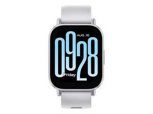 Smart Watch Xiaomi Redmi Watch 5 Active, Pantalla LCD de 2", Resolución 320 x 385 Píxeles, Brillo Ajustable hasta 500 Nits, Dimensiones 49.1 mm x 40.4 mm x 11.4 mm, Correa de 135 a 205 mm, Material TPU, Batería de 470 mAh, Color Plata.