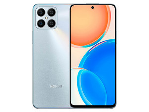 Smartphone Honor X8:
Procesador Snapdragon 680 (hasta 2.40 GHz),
Memoria RAM 6GB,
Almacenamiento de 128GB,
Pantalla LED Multi touch FHD de 6.7",
Wi-Fi, Bluetooth,
Android 11. Color Plata.