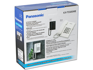 Panasonic KX-TS500EXB Teléfono Sobremesa Negro