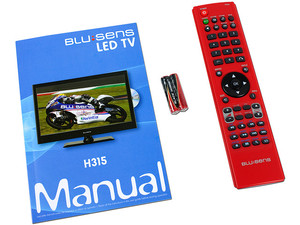 Televisión Blusens LCD 22 FullHD, Roja con DVD integrado, HDMI - M94R22C