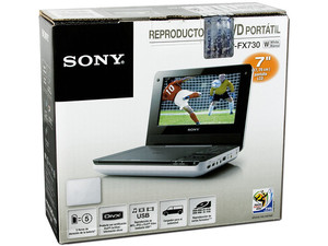 DVD Portátil Sony con pantalla de 7" DivX y MP3