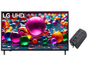Televisión LG LED Smart TV de 43", Resolución 3840 x 2160 (Ultra HD 4K), Incluye Regulador de Voltaje VICA T1.