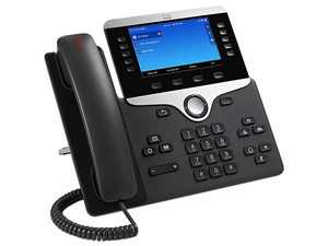 Teléfono Alámbrico IP Cisco 8841, Ethernet, Soporta PoE. Color Negro.