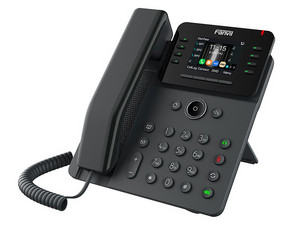 Teléfono IP Empresarial, 12 líneas SIP, pantalla a color 2.8", PoE, puertos Gigabit, conferencia local de 6 vías.