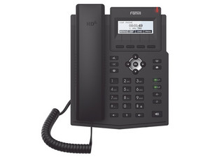 Teléfono IP Fanvil X1SP, 2 lineas SIP, Códec Opus, conferencia de 3 vías, PoE.