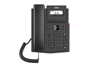 Teléfono IP Empresarial Fanvil X301G de 2 líneas SIP, Pantalla LCD, PoE.
