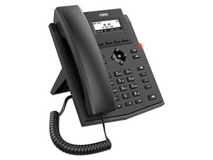 Teléfono IP Fanvil X301W, 2 Líneas SIP, Conferencia de 6 vías, Wi-Fi. Color Negro.