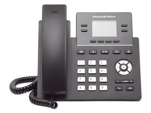 Teléfono IP Grandstream GRP2612P, con Pantalla 2.4", 4 líneas SIP con 2 cuentas, puertos Gigabit, IPV4/IPV6.