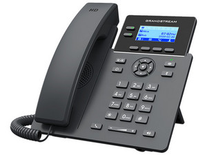 Teléfono IP Grandstream GRP2602W, con Pantalla 2.41", Alámbrico, Altavoz, color negro.