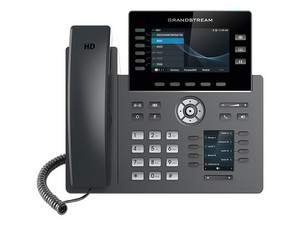 Teléfono de Alámbico IP Grandstream GRP2616, 6 lineas, 2 RJ45 Gigabit Ethernet.
