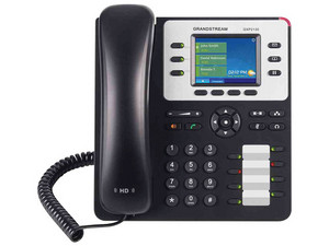 Teléfono IP GRANDSTREAM GXP-2130, Empresarial de 3 Líneas con 4 teclas de función, 8 teclas de extensión BLF, Conferencia de 4 vías, PoE.