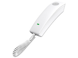 Teléfono IP Fanvil H2U-W para Hotelería, 2 Líneas, 19 Teclas, PoE, Gigabit Ethernet, Conferencia de 3 vías. Color Blanco.
