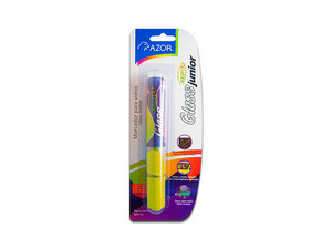 Marcador para Vidrio Azor Aquarelo Glass Jr, Punta tipo Cincel, Color Amarillo.