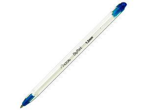 Bolígrafo Azor Big Point de Punto Grueso, Color Azul, (12 Piezas).