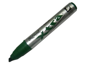 Marcador Permanente Azor Signal Xtra, 12 Piezas. Color Verde.