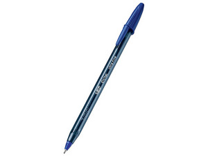 Bolígrafo Bic, Cristal, Punto Ultra Fin, Color Azul, 12 pzas.