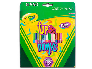 Lápices de Colores Crayola Up y Downs con 24 Piezas.