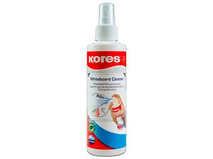 Líquido limpiador Kores 325853, Para pizarrón blanco, 255 ml.
