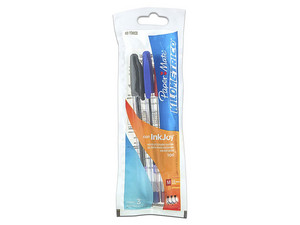 Pluma Lapicero Gel Paper Mate Punta Fina 3 Piezas