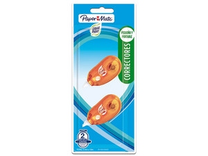 Corrector en Cinta Micro Paper Mate M17400148000, 2 Piezas. Color Naranja.