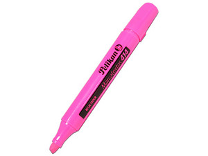 Resaltador Pelikan 414, Color Rosa, Paquete con 10 piezas.