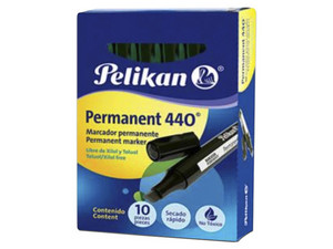 Marcador permanente Pelikan 440, Color Verde.