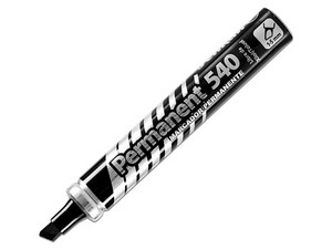 Marcador Pelikan Permanente 540, 10 Piezas. Color Negro.
