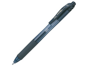 Bolígrafo de gel PENTEL ENERGEL X de punta retráctil, Punto 0.7mm, Color Negro.