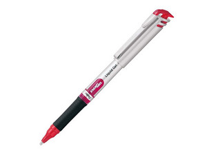 Bolígrafo Pentel EnerGel Tipo Stick Rojo, Punta 0.7 mm, Paquete con 12 Unidades.