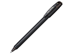 Bolígrafo Stick Pentel Energel, Punta de 0.7mm, Color Negro, Caja con 12 Piezas.