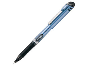 Bolígrafo Stick Pentel EnerGel, Punto 0.5 mm, Color Negro, Caja con 12 Piezas.