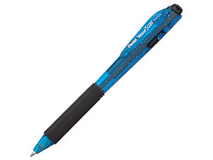 Bolígrafo Pentel Wow! Gel, Color Azul, Punto 0.7mm (Mediano), Caja de 12 piezas.