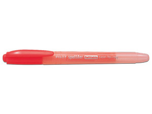 Resaltador Pilot SPOTLITER 19301, Color Rojo. Caja con 12 Piezas.