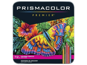 Paquete de colores Prismacolor Premier con 72 piezas.