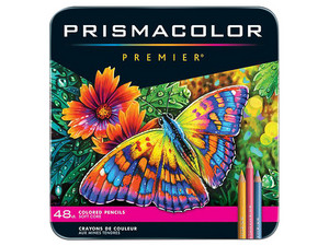 Paquete de colores Prismacolor Premier con 48 piezas.