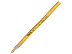 Marcador de cera Sharpie, color amarillo. Paquete con 12 piezas